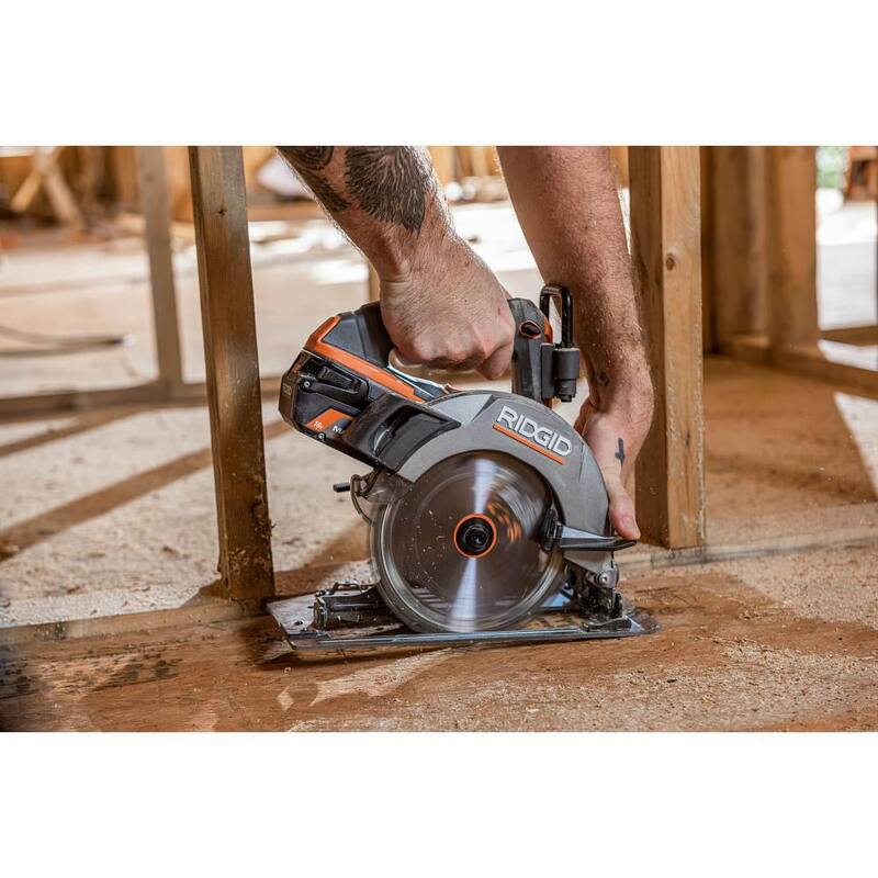 Juego combinado de herramientas inalámbricas para carpintería RIDGID de 18V con 3 herramientas, (2) baterías de 2.0 Ah y cargador - R92162SB4N