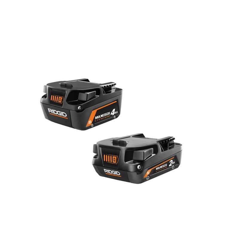 Kit de combinación de 3 herramientas inalámbricas sin escobillas de 18V RIDGID con taladro martillo, destornillador de impacto, soplador compacto para sitio de trabajo, baterías, cargador y bolsa - R9208-R86043B