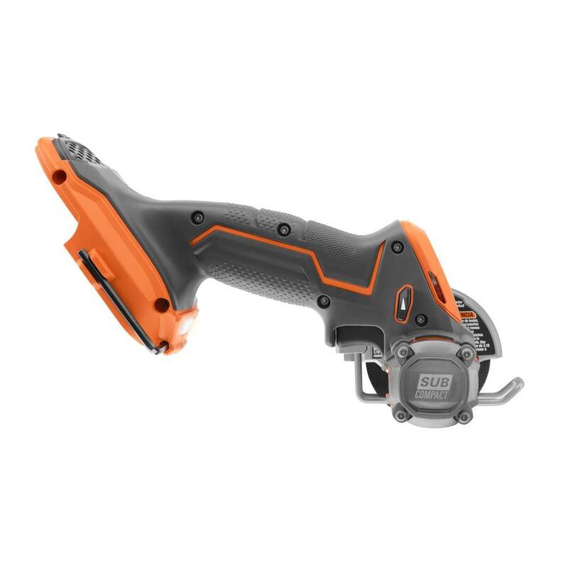Kit combo inalámbrico con tecnología brushless de 18V de RIDGID que incluye sierra multi-material SubCompact y esmeriladora angular (Solo herramientas) - R87547B-R86047B
