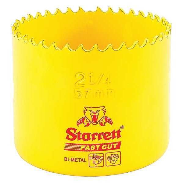 Starrett Bi-Metal Fast Cut Hole Saw 2-1/4" (57mm) - FCH0214-G