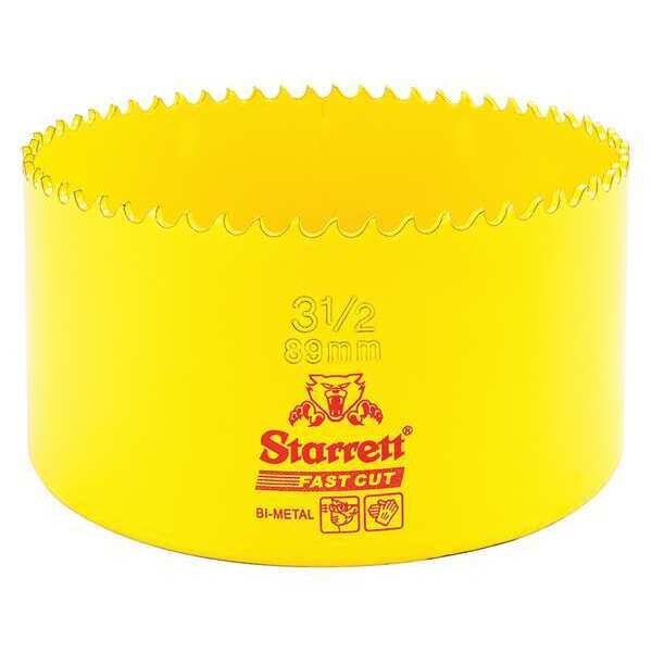 Starrett Bi-Metal Fast Cut Hole Saw 3-1/2" (89mm) - FCH0312-G