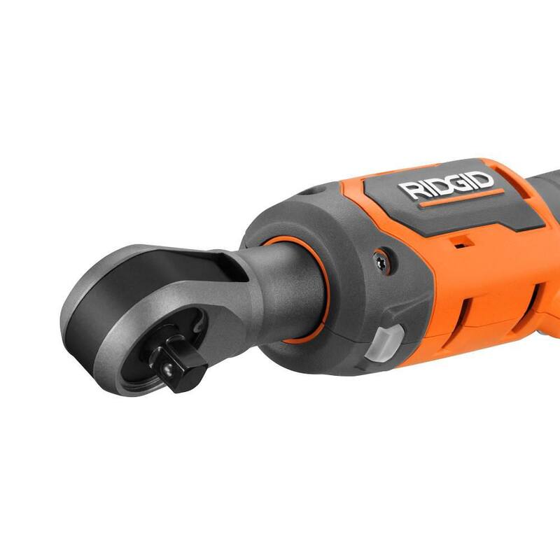 Juego de Combo de 2 Herramientas Inalámbricas Brushless de 18V RIDGID con Llave de Impacto de Medio Torque de 1/2 pulgada, Ratchet de 3/8 pulgadas, Batería de 2.0 Ah y Cargador - R86012B-R866011K
