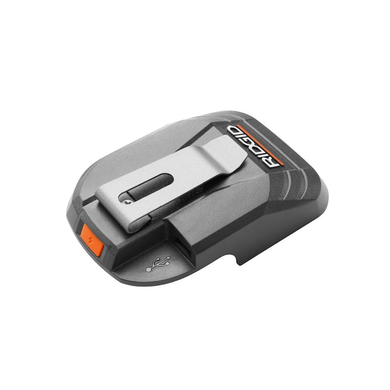 Juego de herramientas inalámbricas RIDGID de 18V sin escobillas con taladro percutor, destornillador de impacto, fuente de alimentación portátil, baterías, cargador y bolsa - R9208-AC86072B