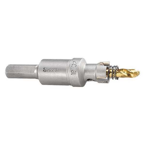 Starrett Carbide Tipped Hole Saw, 19/32", 15mm - SM15