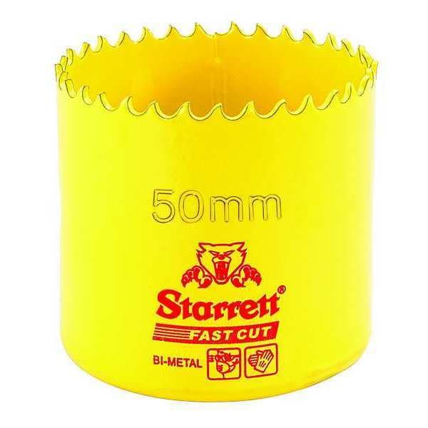 Starrett 50mm Fast Cut Metric Hole Saw Bi-Metal HSS - FCH050M-G