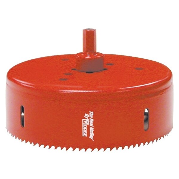 Morse MORSE REAL McCOY TA80 Hole Saw with Arbor, 7/16 in Arbor, 1-15/16 in D Cutting, HSS Cutting Edge - MHSA80/TA80