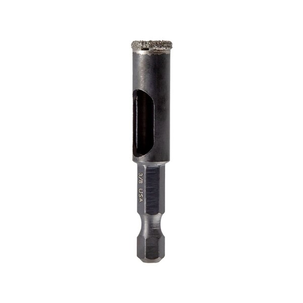 Spyder 3/8-In Arbored Diamond Grt Hole Saw Bit - 600849