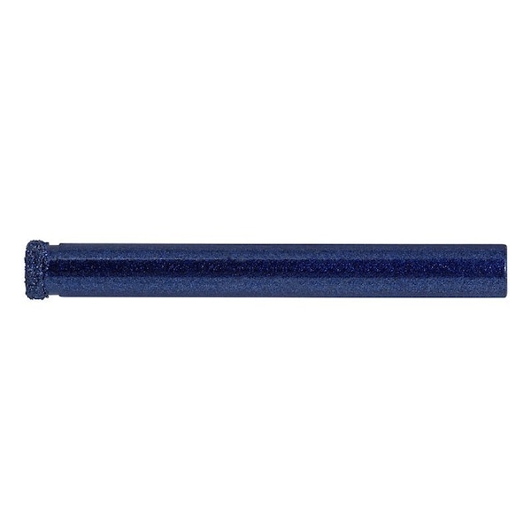 Qep Hole Saw, 1/4 in Dia, Diamond Cutting Edge - 10075