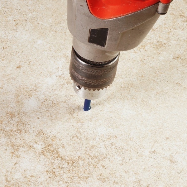 Qep Hole Saw, 1/4 in Dia, Diamond Cutting Edge - 10075