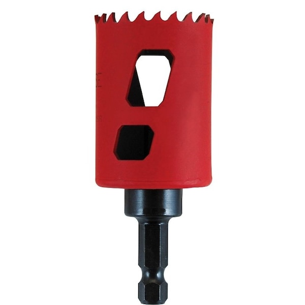 Morse MORSE MHSA20C/TAC20 Hole Saw, 3/8 in Arbor, 1-15/16 in D Cutting, HSS Cutting Edge - MHSA20C/TAC20
