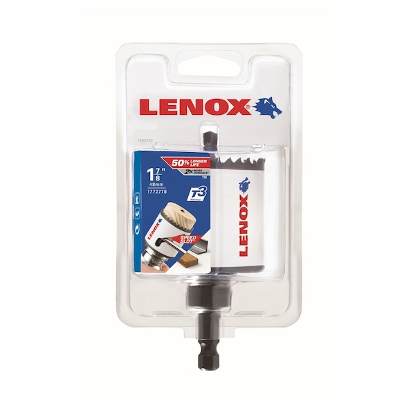 Lenox Lenox Speed Slot 1-7/8 in. Bi-Metal Hole Saw 1 pc - 1772778