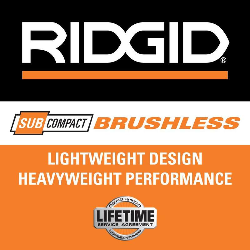Juego de soplador compacto RIDGID de 18V con batería de 2.0 Ah y cargador con sierra inalámbrica SubCompact Brushless de 3 pulgadas para materiales múltiples - R86043KSBN-R87547B