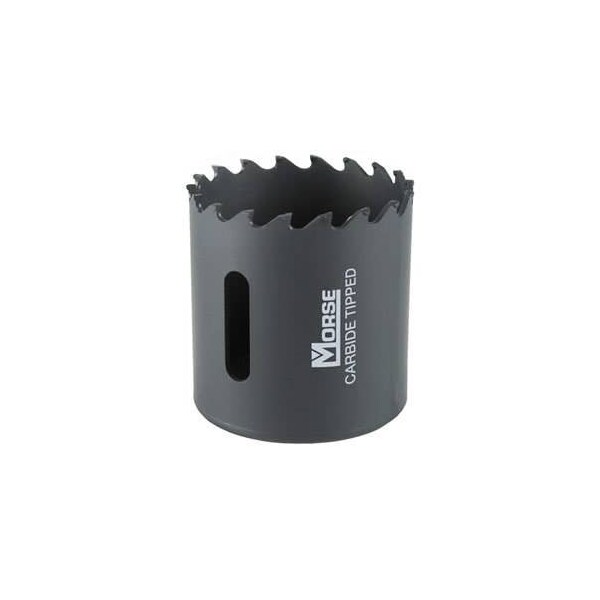 Morse 157186 MHST Hole Saw, 1-1/8 in dia, 1-15/16 in D Cutting, Tungsten Carbide Tip Cutting Edge, 1/2-20 - MHST18