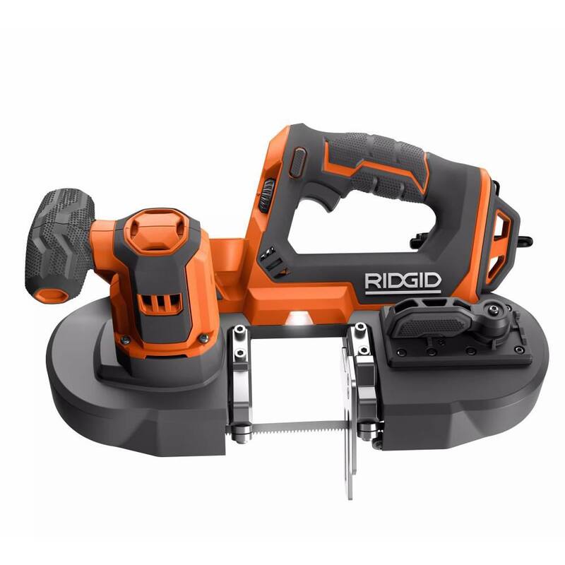 Kit de combo inalámbrico RIDGID de 18V con 2 herramientas, incluye un Driver de Impacto Brushless SubCompact, Sierra de Banda Compacta, batería de 2.0 Ah, cargador y bolsa - R8723K-R8604B
