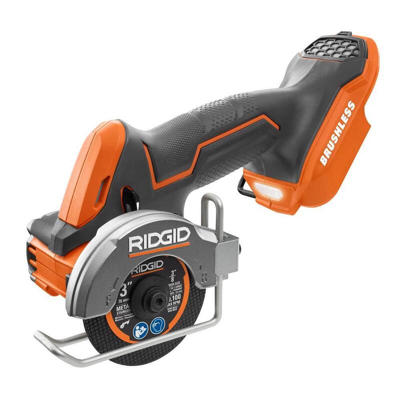 Kit combo inalámbrico de 2 herramientas RIDGID 18V con sierra de banda compacta, sierra multi-material sin escobillas SubCompact, batería de 2.0 Ah y cargador - R8604B-R87547B-AC9302