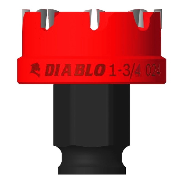 Diablo Steel Demon Carbide Teeth Hole Cutter, 1 - DHS1750CF