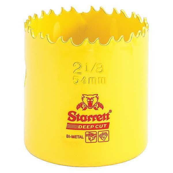 Starrett Bi-Metal Fast Cut Hole Saw 2-1/8" (54mm) - DCH0218-G