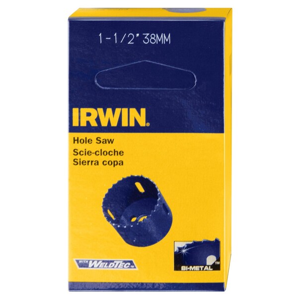 Irwin 1-1/2" Bi-Metal Hole Saw - 373112BX