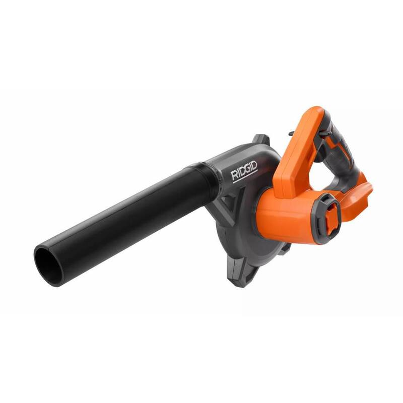 Kit soplador compacto RIDGID de 18V con batería de 2.0 Ah y cargador con sierra reciproca sin escobillas - R86043KSBN-R8647B