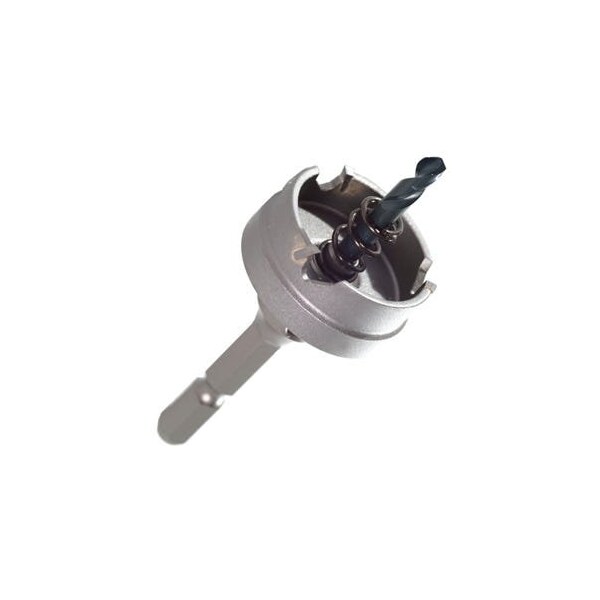 Champion Cutting Tool 7/8in CT3 Carbide Tipped Hole Cutter, Special Tungsten Carbide Teeth, Pilot Drill & Ejector Spring - CHA CT3-7/8