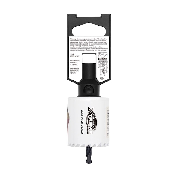 Blu-Mol Xtreme Blu-Mol Xtreme 1-3/4 in. Bi-Metal Hole Saw 1 pk - E0217034