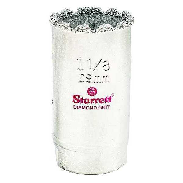 Starrett Diamond Grit Hole Saw, 1-1/8 in, 29mm - KD0118-N