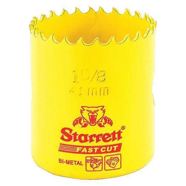 Starrett Bi-Metal Fast Cut Hole Saw 1-5/8" (41mm) - FCH0158-G