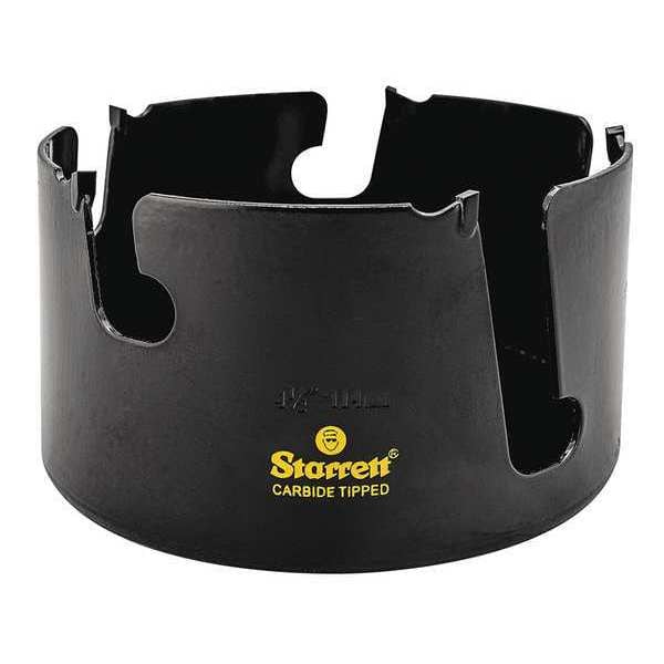 Starrett 4-1/2" Tungsten Carbide Tipped Hole Saw, Multi-Purpose - MPH0412