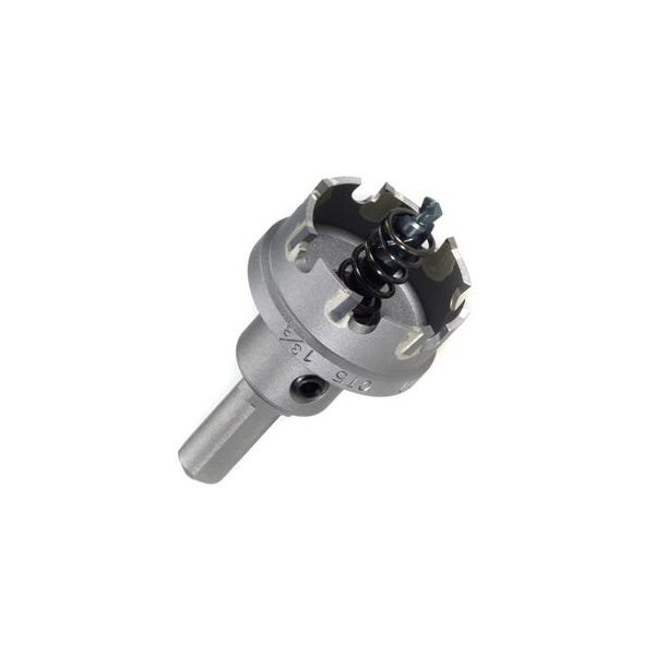 Champion Cutting Tool 4-3/8in CT5 Carbide Tipped Hole Cutter, Special Tungsten Carbide Teeth - CHA CT5-4-3/8