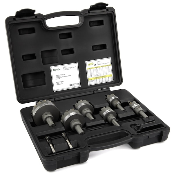 Dottie L.H. Dottie 8-Piece Master Electricians Hole Cutter Kit - CTK8