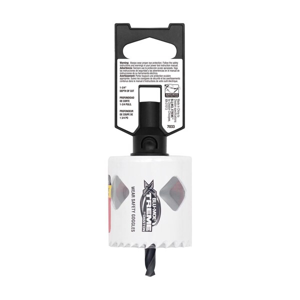 Blu-Mol Xtreme Blu-Mol Xtreme 2 in. Bi-Metal Hole Saw 1 pc - E0217032