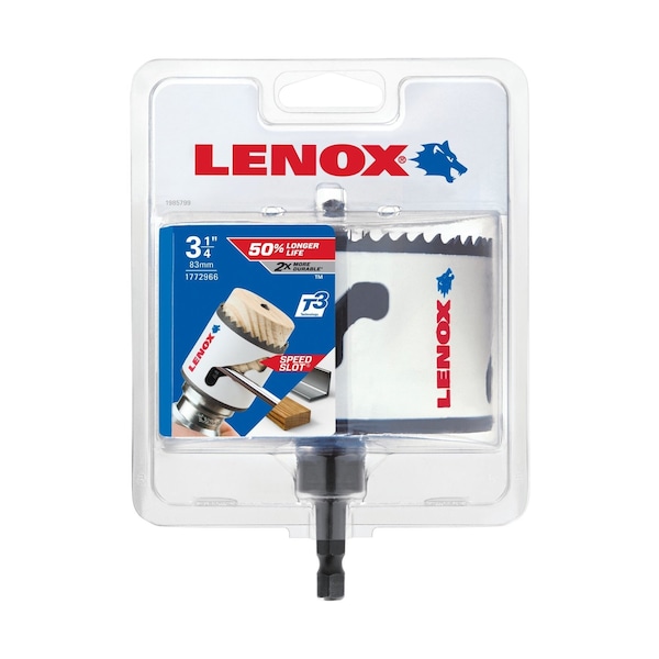 Lenox Lenox Speed Slot 3-1/4 in. Bi-Metal Hole Saw 1 pc - 1772966