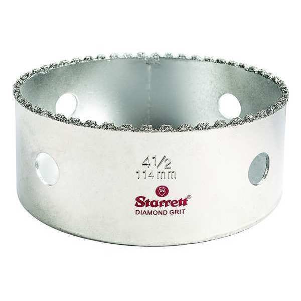 Starrett Diamond Grit Hole Saw, 4-1/2 in, 114mm - KD0412-N