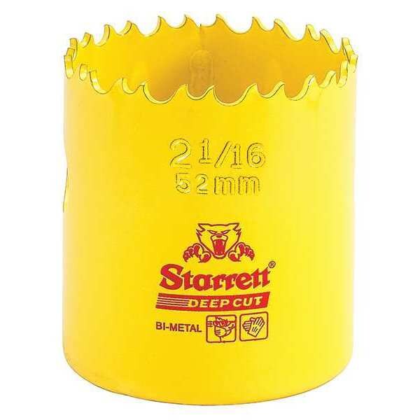 Starrett Bi-Metal Fast Cut Hole Saw 2-1/16" (52mm) - DCH0216-G