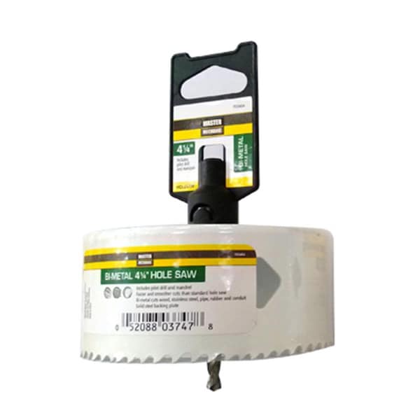 Swivel 4.25 in. Master Mechanic Bi-Metal Hole Saw - SW3848520