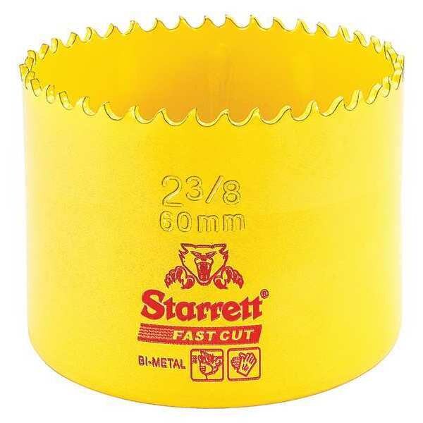 Starrett Bi-Metal Fast Cut Hole Saw 2-3/8" (60mm) - FCH0238-G