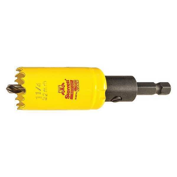 Starrett 1-1/4" (32mm) Bi-Metal HSS Hole Saw with Arbor - ADCH0114