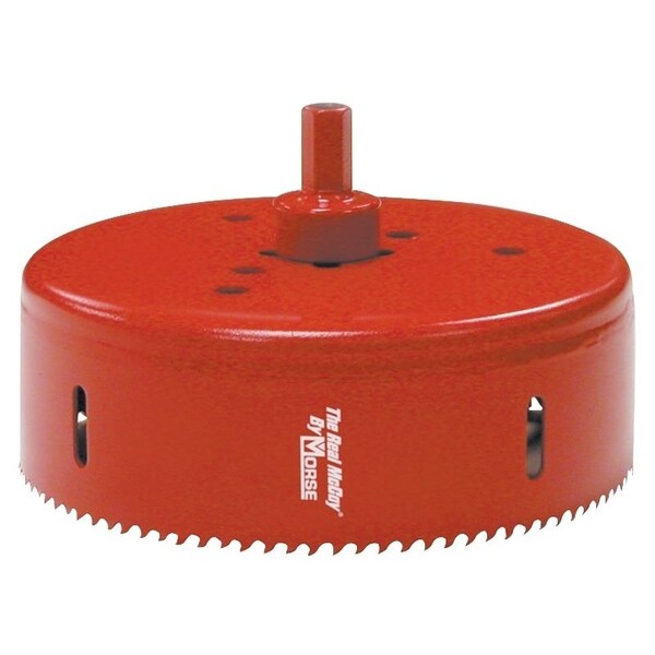 Morse MORSE REAL McCOY TA72 Hole Saw with Arbor, 7/16 in Arbor, 1-15/16 in D Cutting, HSS Cutting Edge - MHSA72/TA72