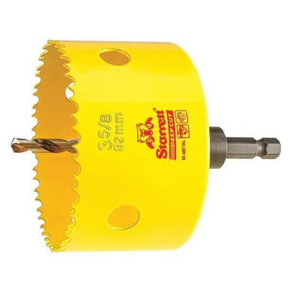 Starrett 3-5/8" (92mm) Bi-Metal HSS Hole Saw with Arbor - ADCH0358