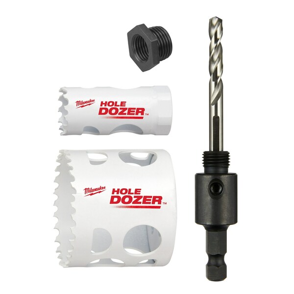 Milwaukee Tool HOLE DOZER(TM) Door Lock Hole Saw Kit - 49-22-4063