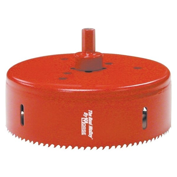 Morse MORSE REAL McCOY TA66 Hole Saw with Arbor, 7/16 in Arbor, 1-15/16 in D Cutting, HSS Cutting Edge - MHSA66/TA66