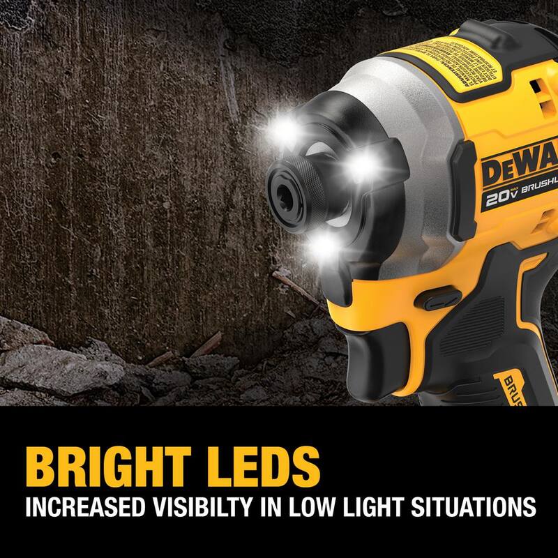 Kit inalámbrico de destornillador de impacto DEWALT ATOMIC 20V MAX de iones de litio y sierra alternativa inalámbrica 20V MAX - DCF850P1WDCS380