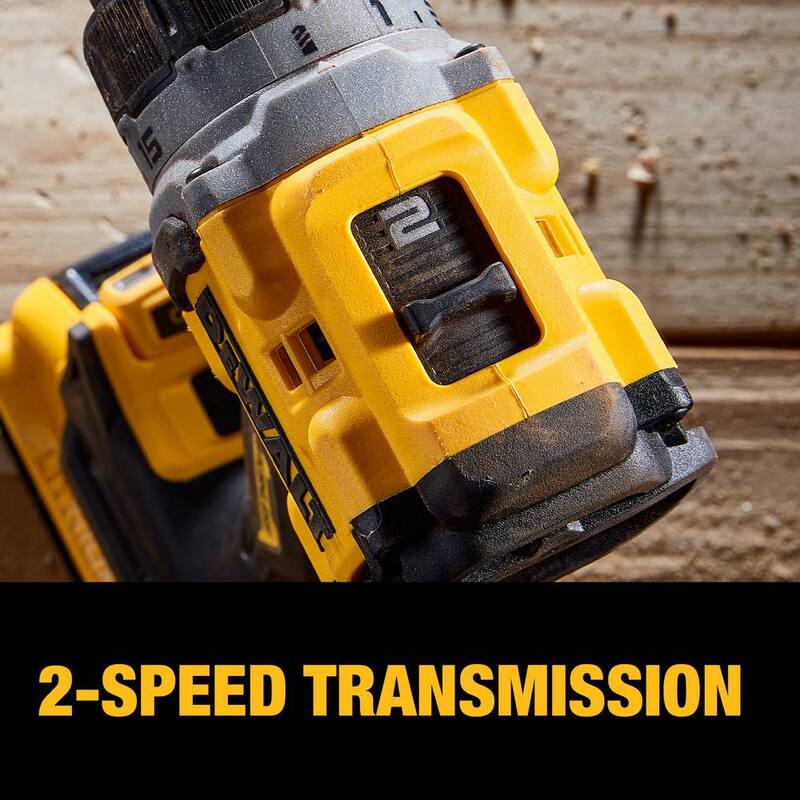 Kit de taladro/destornillador compacto inalámbrico de 1/2 pulgadas DEWALT 20V MAX XR de iones de litio con sierra alternativa inalámbrica de 20V MAX - DCD800P1WDCS380