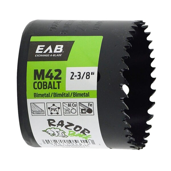 Swivel 2.37 in. M42 Industrial Hole Saw - Recyclable Exchangeable - SW3364611