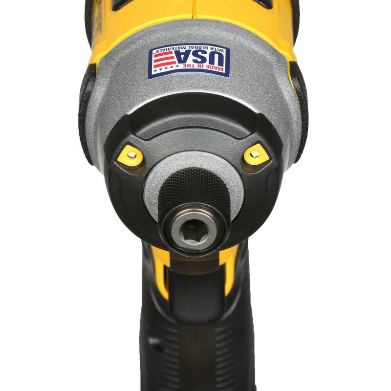 DEWALT 20V MAX Llave de Impacto inalámbrica de 1/4 de pulgada con batería compacta de iones de litio de 3.0 Ah - DCF885BWDCB230