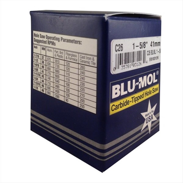 Disston Blu-Mol 1.63 In. Xtreme Carbide Tipped Hole Saw - C26