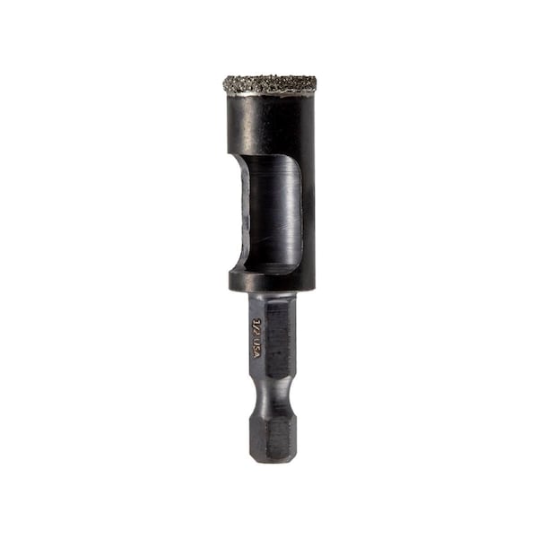 Spyder 1/2-In Arbored Diamond Grt Hole Saw Bit - 600850