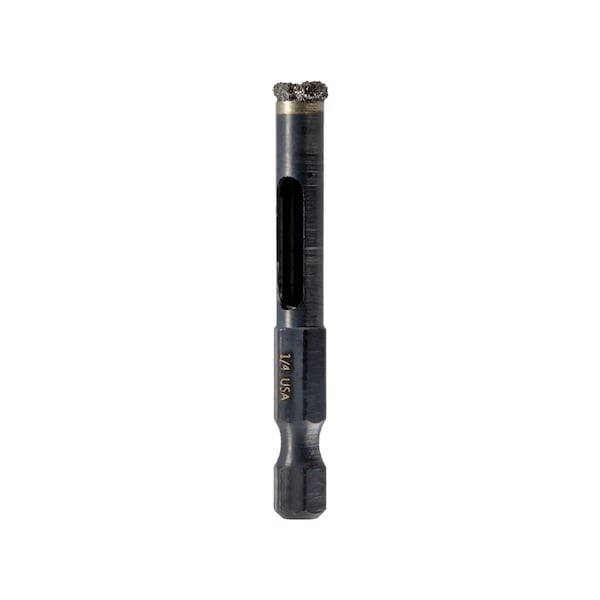 Spyder 1/4-In Arbored Diamond Grt Hole Saw Bit - 600847