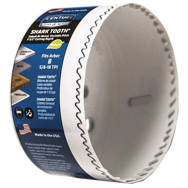 Century Drill & Tool 3-3/8" Bi-Metal Hole Saw Shark Tooth - 05054