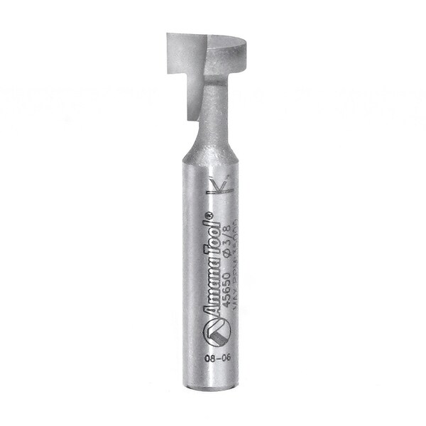Amana 45650 Carbide Tipped Keyhole 3/8 D x 3/8 CH x 1/4in Shank Router Bit - 45650-AMANA